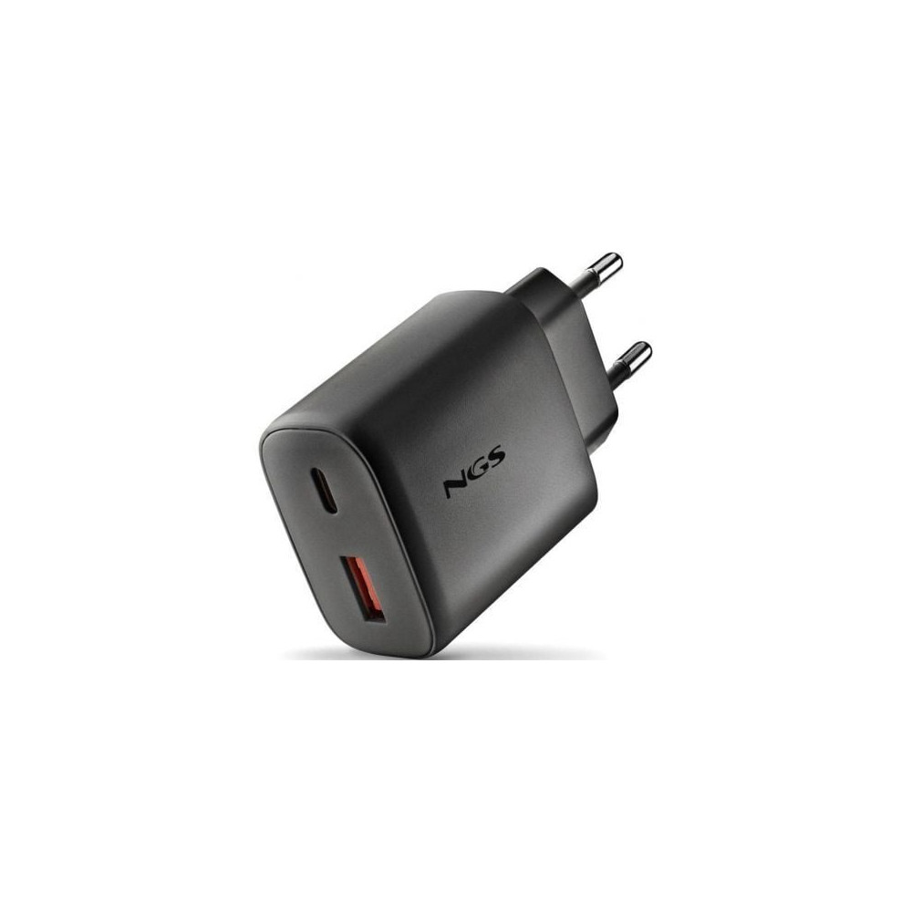 Cargador de Pared GaN NGS Era 45W/ 1xUSB Tipo-C/ 1xUSB/ 45W | Cargadores 45-60W