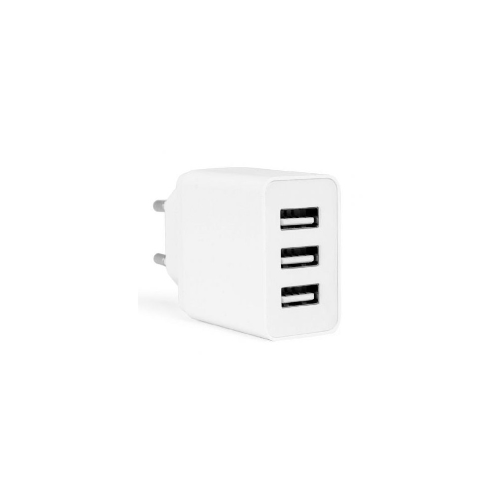 Cargador de Pared Orbegozo EN 1100/ 3xUSB/ 17W | Cargadores hasta 45W