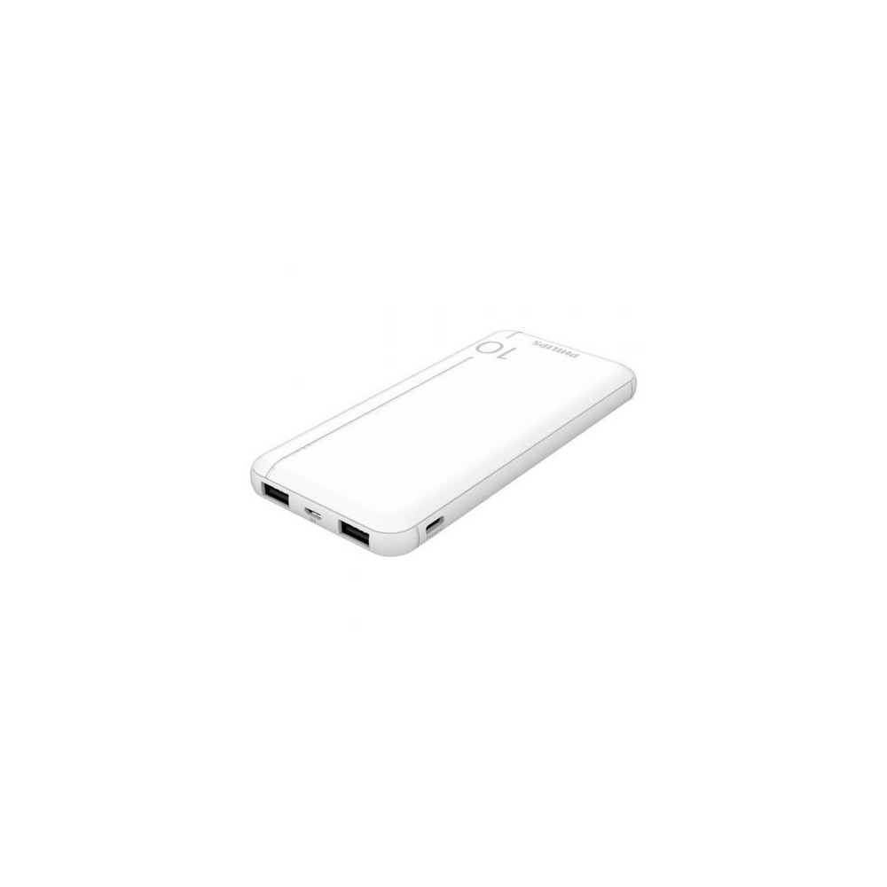 Powerbank 10000mAh Philips DLP1810NW/62/ Blanca | Powerbanks