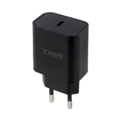 Cargador de Pared TooQ TQWC-PDUSBC20B/ 1xUSB Tipo-C/ 20W | Cargadores hasta 45W