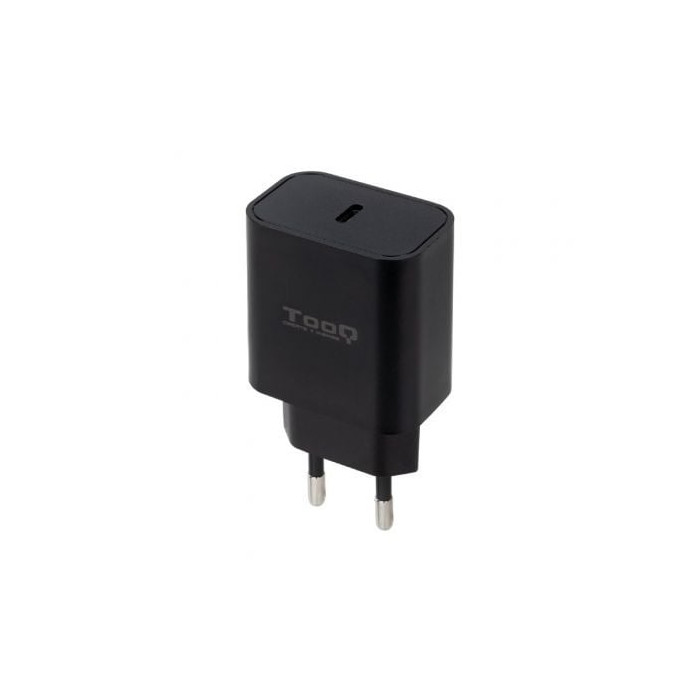Cargador de Pared TooQ TQWC-PDUSBC20B/ 1xUSB Tipo-C/ 20W | Cargadores hasta 45W