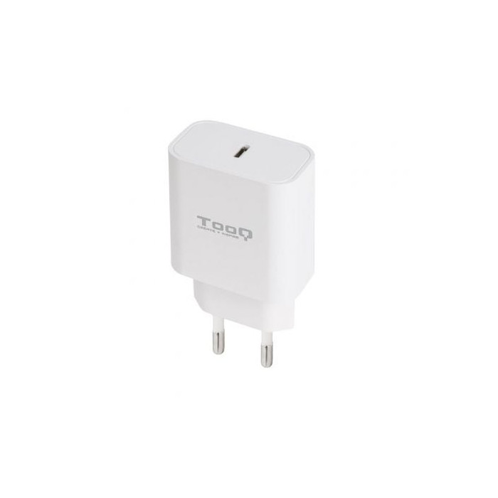 Cargador de Pared TooQ TQWC-PDUSBC20W/ 1xUSB Tipo-C/ 20W | Cargadores hasta 45W