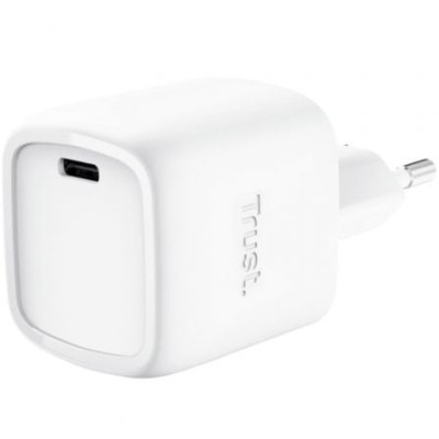 Cargador de Pared GaN Trust Maxo 30W/ 1xUSB Tipo-C/ 30W | Cargadores hasta 45W