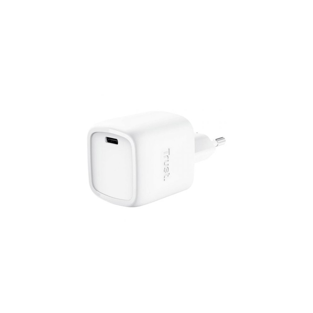 Cargador de Pared GaN Trust Maxo 30W/ 1xUSB Tipo-C/ 30W | Cargadores hasta 45W
