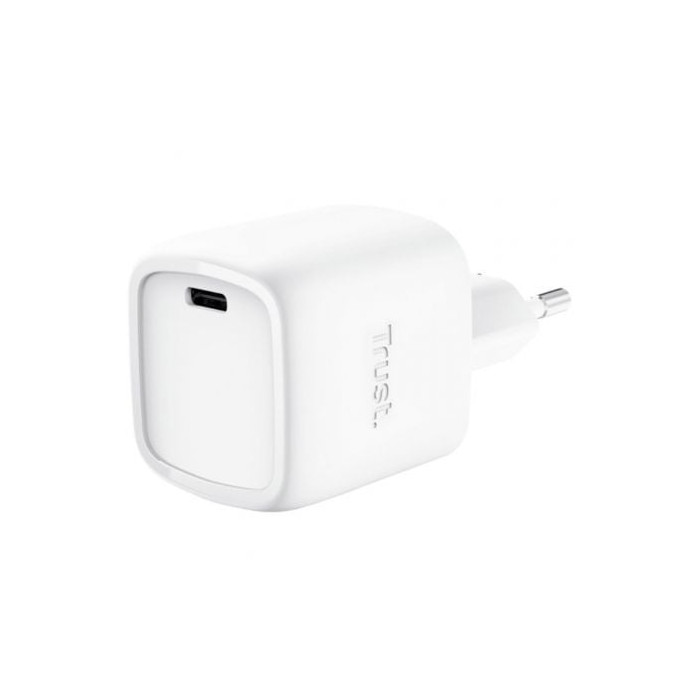 Cargador de Pared GaN Trust Maxo 30W/ 1xUSB Tipo-C/ 30W | Cargadores hasta 45W