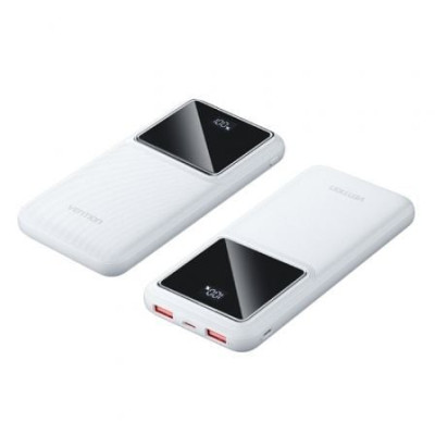 Powerbank 10000mAh Vention FHKW0/ 22.5W/ Blanca | Powerbanks
