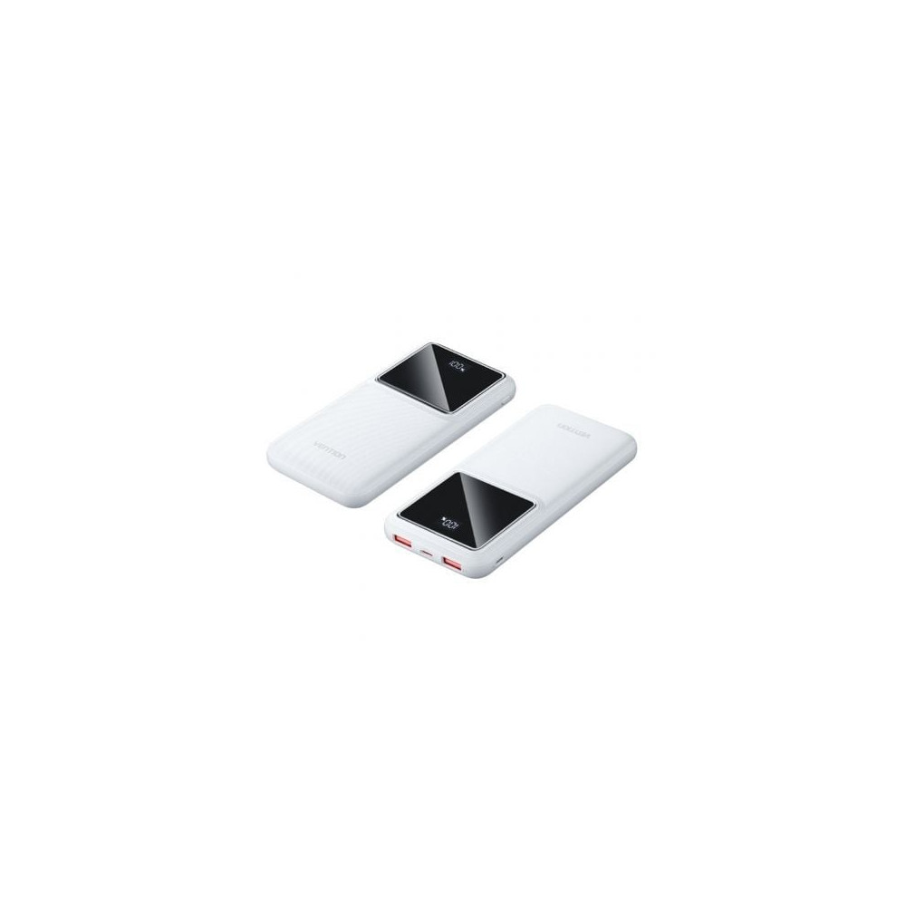 Powerbank 10000mAh Vention FHKW0/ 22.5W/ Blanca | Powerbanks