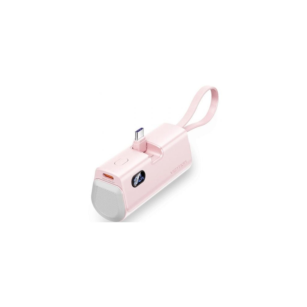 Powerbank 4800mAh Vention FHQP0/ 22.5W/ Rosa | Powerbanks