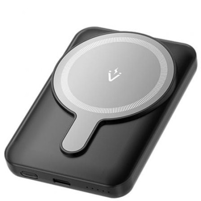Powerbank 5000mAh Vention FHSB0/ 20W/ Wireless/ Negra | Powerbanks