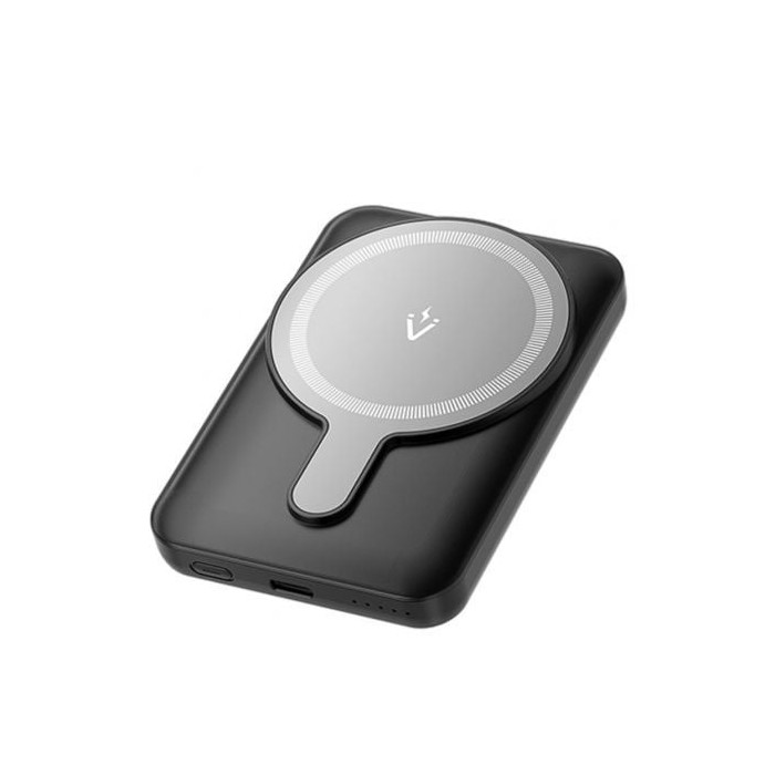 Powerbank 5000mAh Vention FHSB0/ 20W/ Wireless/ Negra | Powerbanks