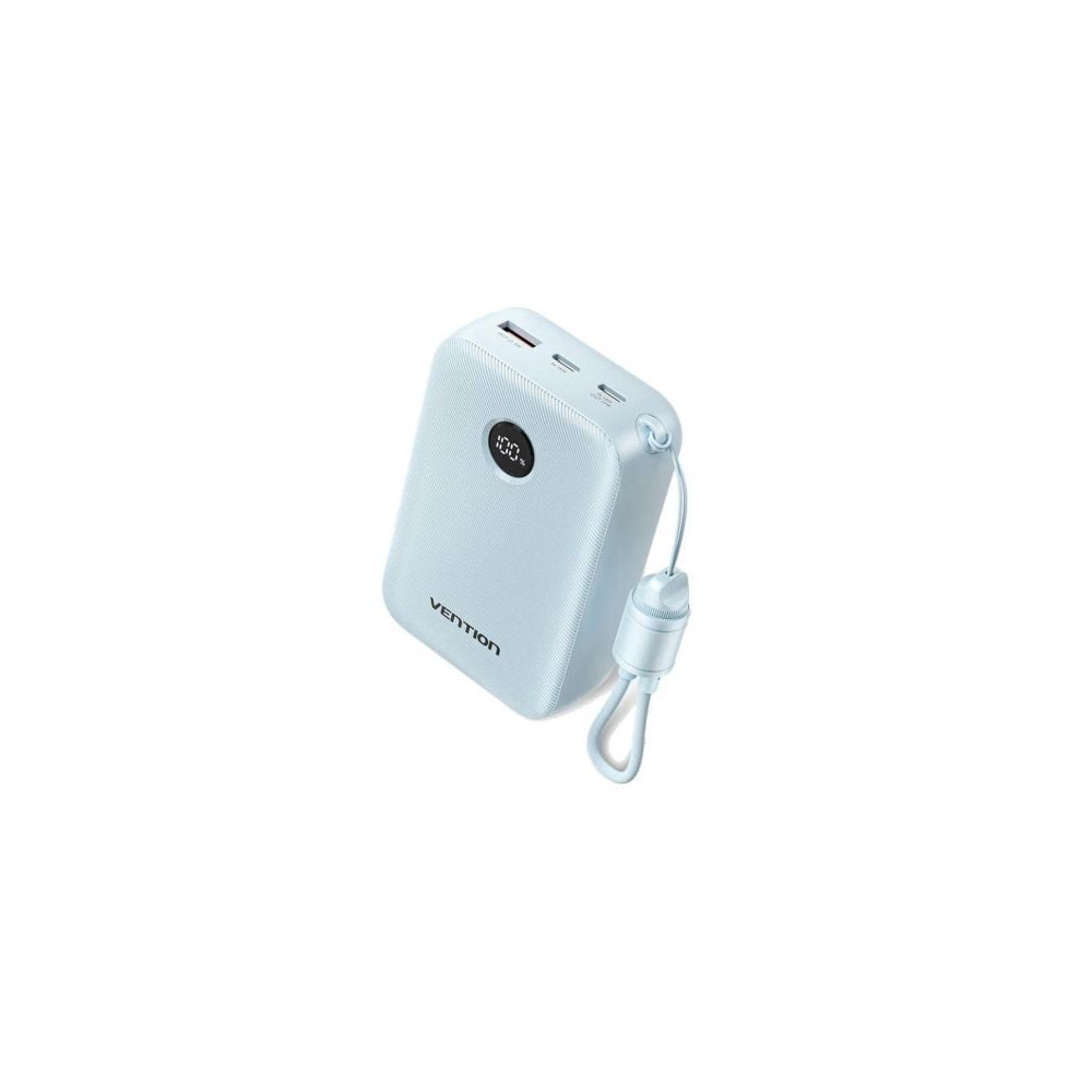 Powerbank 20000mAh Vention FKBL0-C/ 22.5W/ Azul/ Incluye Cable USB Tipo-C | Powerbanks