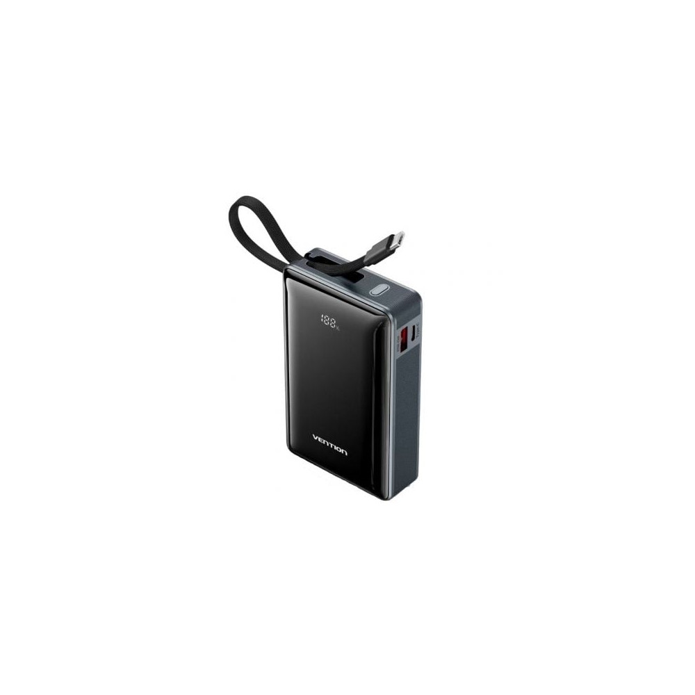 Powerbank 20000mAh Vention FKDM0/ 65W/ Gris/ Incluye Cable USB Tipo-C | Powerbanks