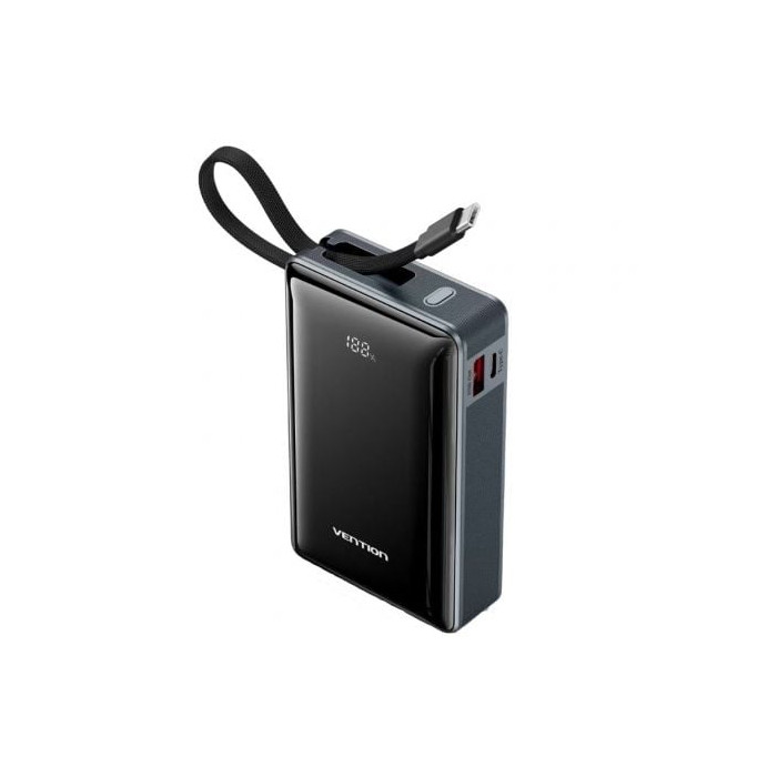 Powerbank 20000mAh Vention FKDM0/ 65W/ Gris/ Incluye Cable USB Tipo-C | Powerbanks