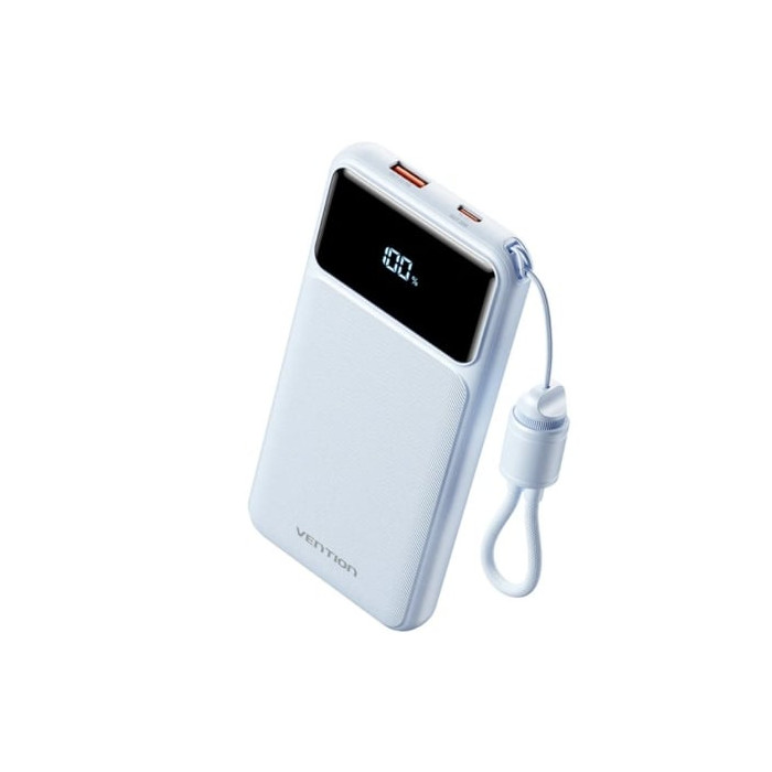 Powerbank 10000mAh Vention XGYL0-39-TY/ 22.5W/ Azul/ Incluye Cable USB Tipo-C | Powerbanks
