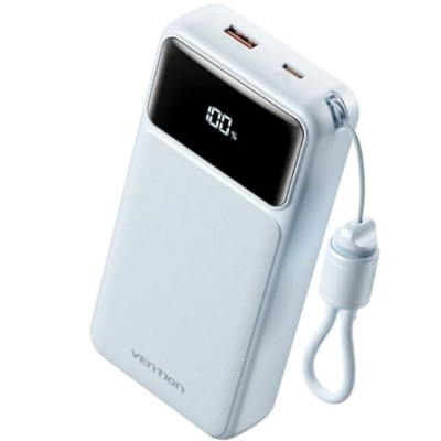Powerbank 20000mAh Vention XGYL0-40-TY/ 22.5W/ Azul/ Incluye Cable USB Tipo-C | Powerbanks