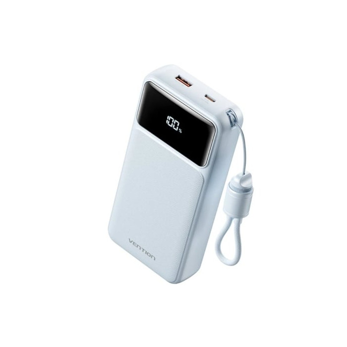 Powerbank 20000mAh Vention XGYL0-40-TY/ 22.5W/ Azul/ Incluye Cable USB Tipo-C | Powerbanks