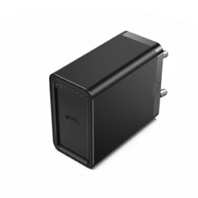 Cargador de Pared Vention FADB0-EU/ 1xUSB Tipo-C/ 20W | Cargadores hasta 45W