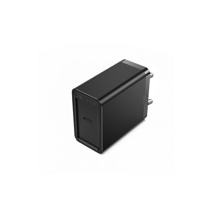 Cargador de Pared Vention FADB0-EU/ 1xUSB Tipo-C/ 20W | Cargadores hasta 45W