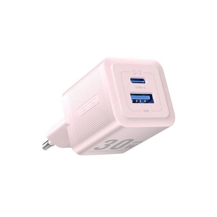 Cargador de Pared GaN Vention FEQP0-EU/ 1xUSB Tipo-C/ 1xUSB/ 30W | Cargadores hasta 45W