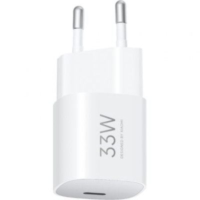 Cargador de Pared GaN Xiaomi 33W Nano Power Adapter 1xUSB Tipo-C/ 33W | Cargadores hasta 45W