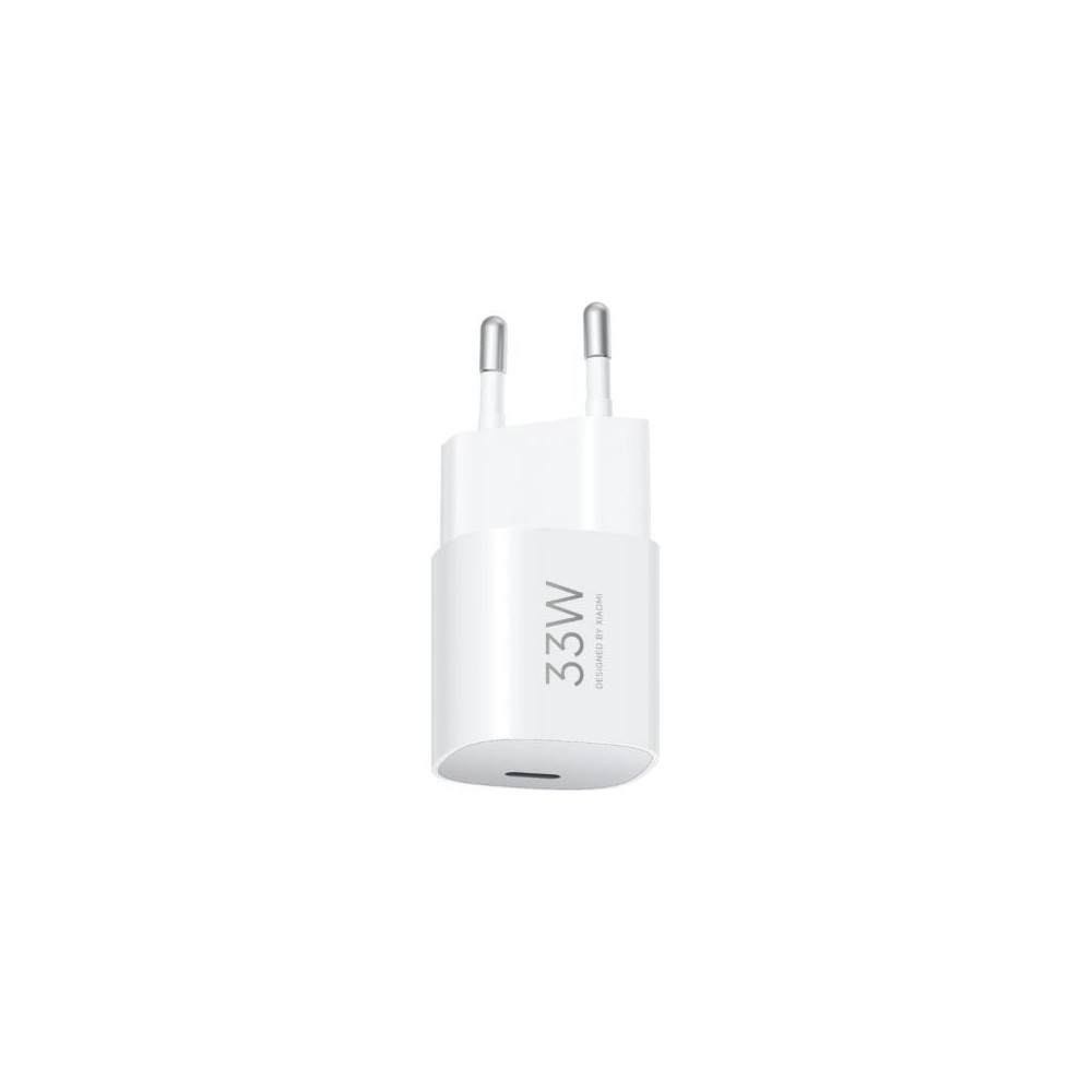 Cargador de Pared GaN Xiaomi 33W Nano Power Adapter 1xUSB Tipo-C/ 33W | Cargadores hasta 45W