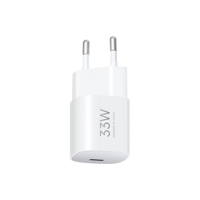 Cargador de Pared GaN Xiaomi 33W Nano Power Adapter 1xUSB Tipo-C/ 33W | Cargadores hasta 45W