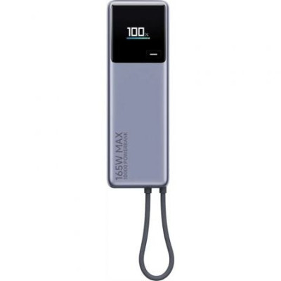 Powerbank 10000mAh Xiaomi Power Bank 10000 Integrated Cable/ 165W/ Gris | Powerbanks