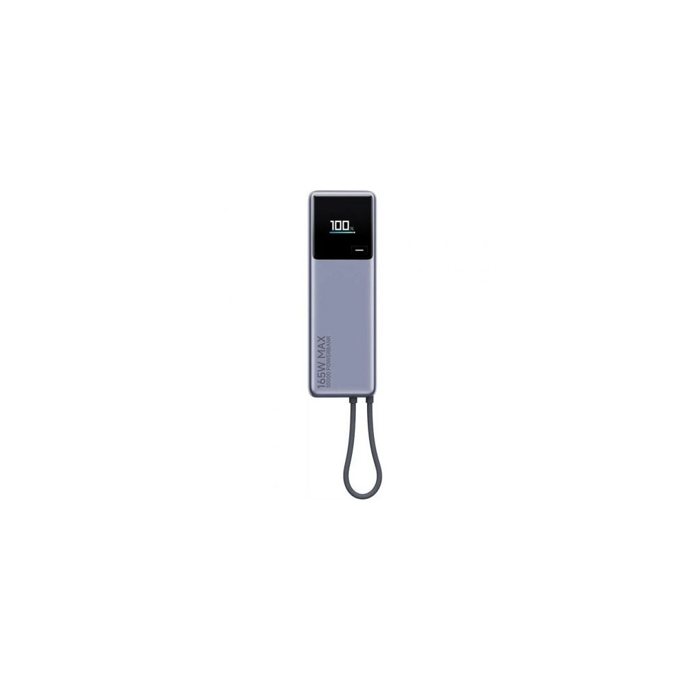 Powerbank 10000mAh Xiaomi Power Bank 10000 Integrated Cable/ 165W/ Gris | Powerbanks