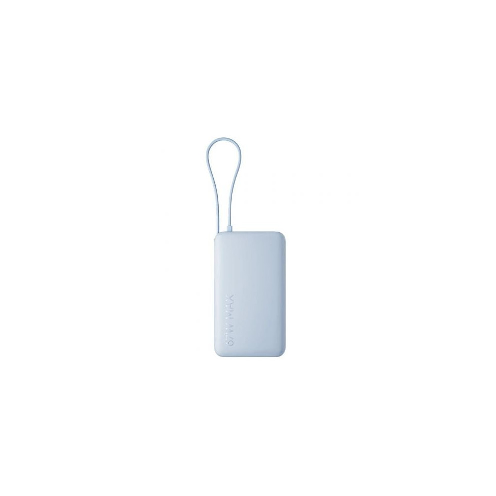 Powerbank 10000mAh Xiaomi 67W Power Bank Integrated Cable/ 67W/ Azul/ Incluye Cable USB Tipo-C | Powerbanks