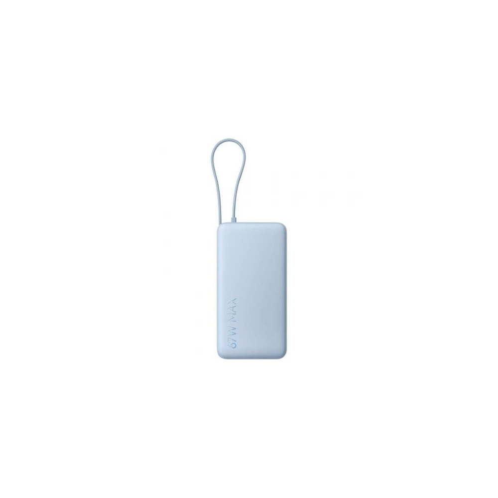 Powerbank 20000mAh Xiaomi 67W Power Bank Integrated Cable/ 67W/ Azul/ Incluye Cable USB Tipo-C | Powerbanks