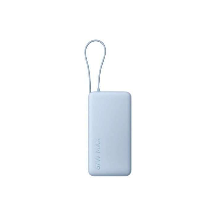 Powerbank 20000mAh Xiaomi 67W Power Bank Integrated Cable/ 67W/ Azul/ Incluye Cable USB Tipo-C | Powerbanks