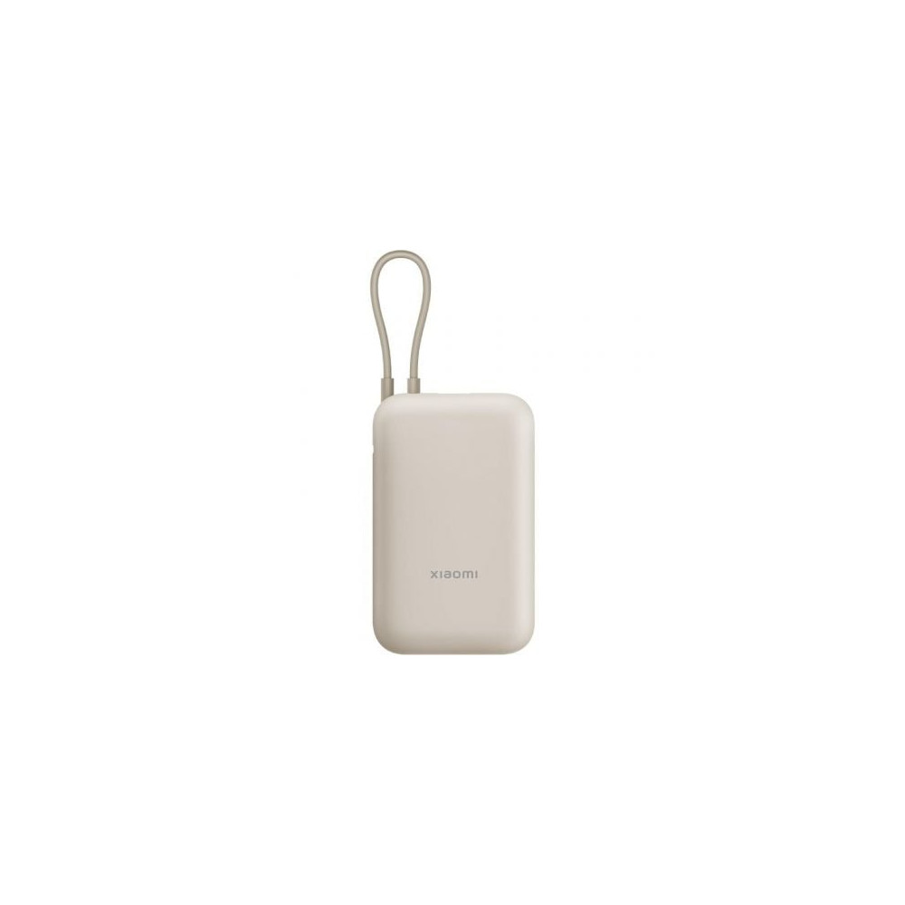 Powerbank 10000mAh Xiaomi Power Bank Integrated Cable/ 22.5W/ Beige/ Incluye Cable USB Tipo-C | Powerbanks