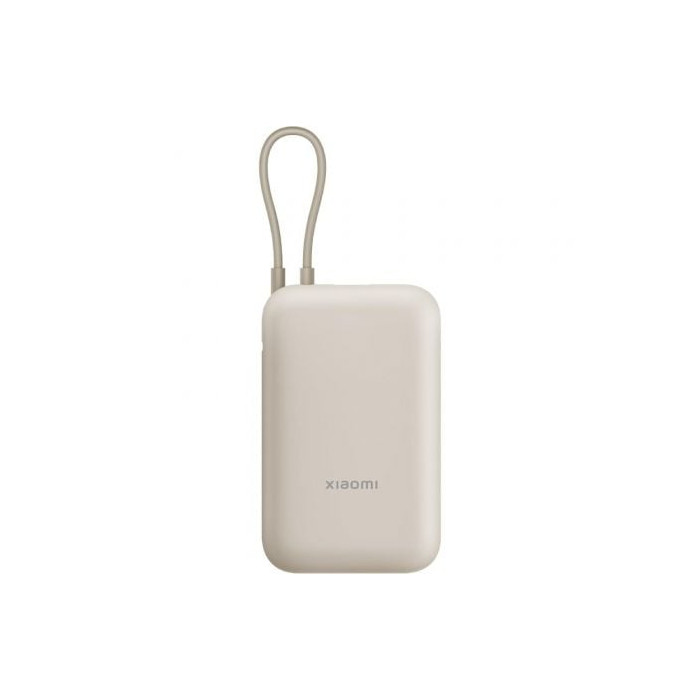 Powerbank 10000mAh Xiaomi Power Bank Integrated Cable/ 22.5W/ Beige/ Incluye Cable USB Tipo-C | Powerbanks