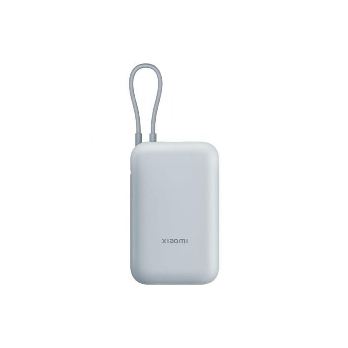 Powerbank 10000mAh Xiaomi Power Bank Integrated Cable/ 22.5W/ Azul/ Incluye Cable USB Tipo-C | Powerbanks