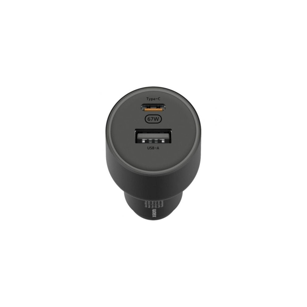 Cargador de Coche Xiaomi 67W USB-A Tipo-C/ 1xUSB-A/ 1xUSB Tipo-C/ 67W | Cargadores +60W