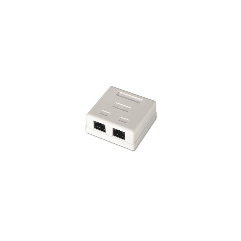 Roseta de Superficie Aisens A139-0302/ Cat.6/ 2 Tomas | Red