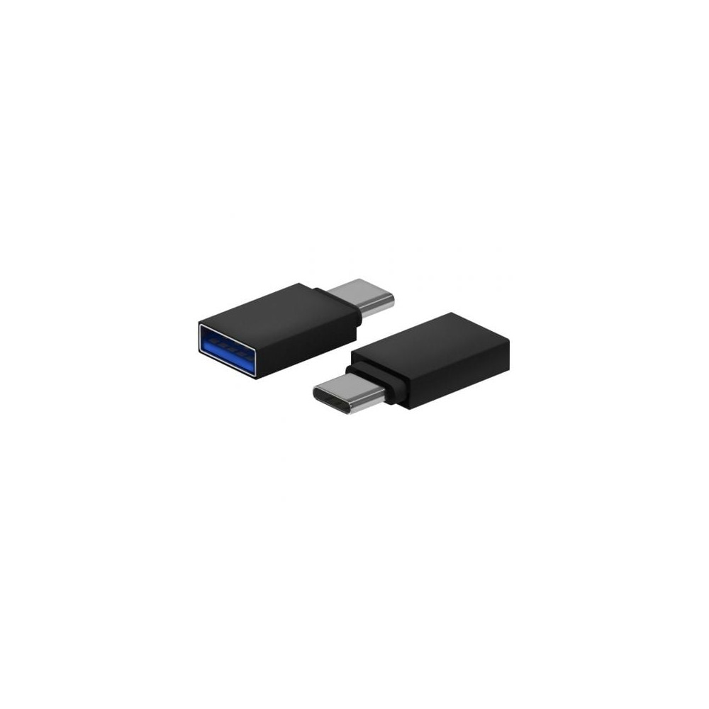 Adaptador USB 3.2 Aisens A108-0717/ USB Hembra - USB Tipo-C Macho/ Negro | USB