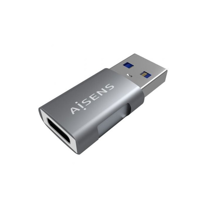 Adaptador USB 3.2 GEN2 Aisens A108-0655/ USB Tipo-C Hembra - USB Macho | USB