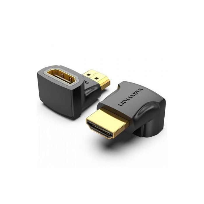 Adaptador HDMI 4K 90º Vention AIOB0/ HDMI Macho - HDMI Hembra | HDMI