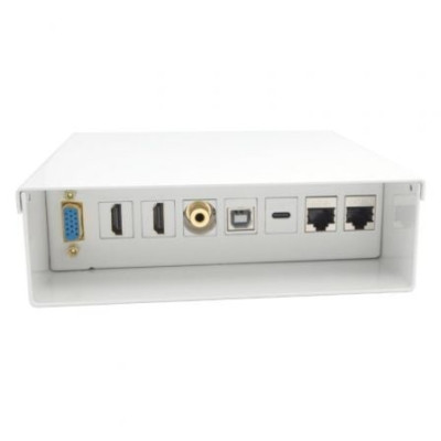 Caja de Conexiones Aisens A127-0720/ VGA - 2x HDMI - Jack 3.5 - USB Tipo-C - USB - 2x RJ45 | HDMI