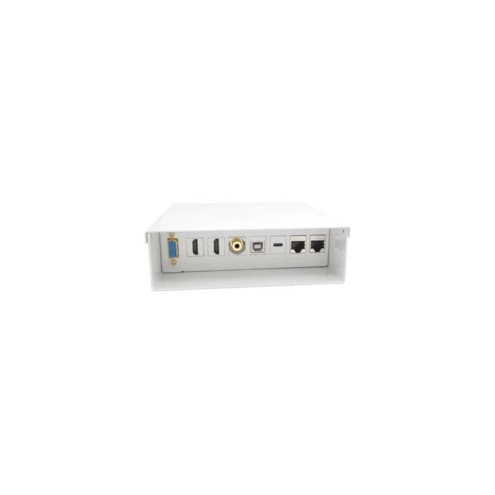 Caja de Conexiones Aisens A127-0720/ VGA - 2x HDMI - Jack 3.5 - USB Tipo-C - USB - 2x RJ45 | HDMI