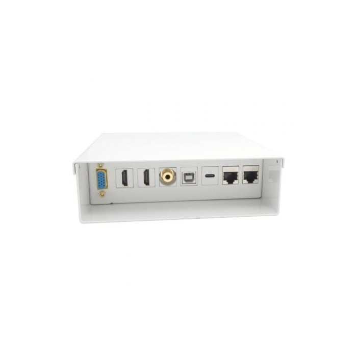 Caja de Conexiones Aisens A127-0720/ VGA - 2x HDMI - Jack 3.5 - USB Tipo-C - USB - 2x RJ45 | HDMI