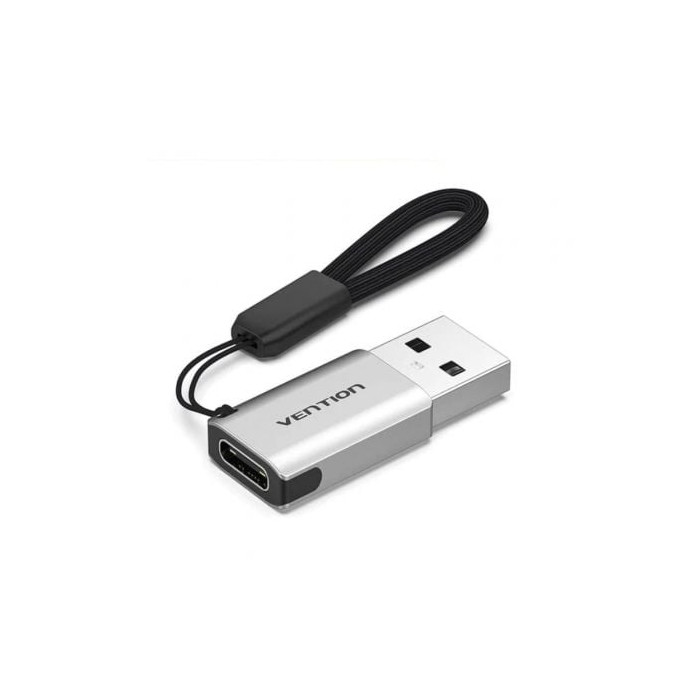 Adaptador USB 3.0 Vention CDPH0/ USB Macho - USB Tipo-C Hembra | USB