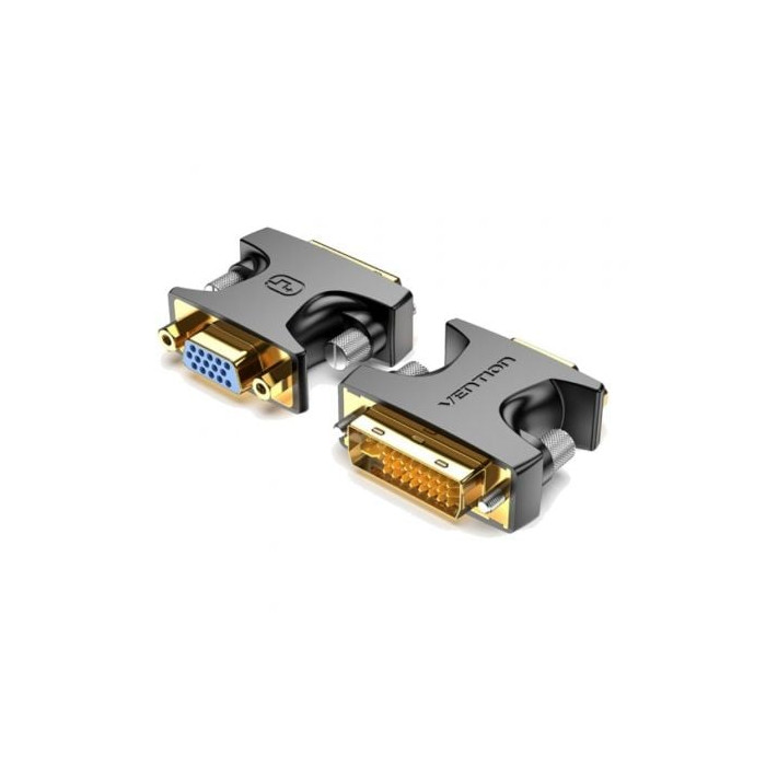 Adaptador Vention ECFB0/ DVI Macho - VGA Hembra | VGA/DVI/DisplayPort