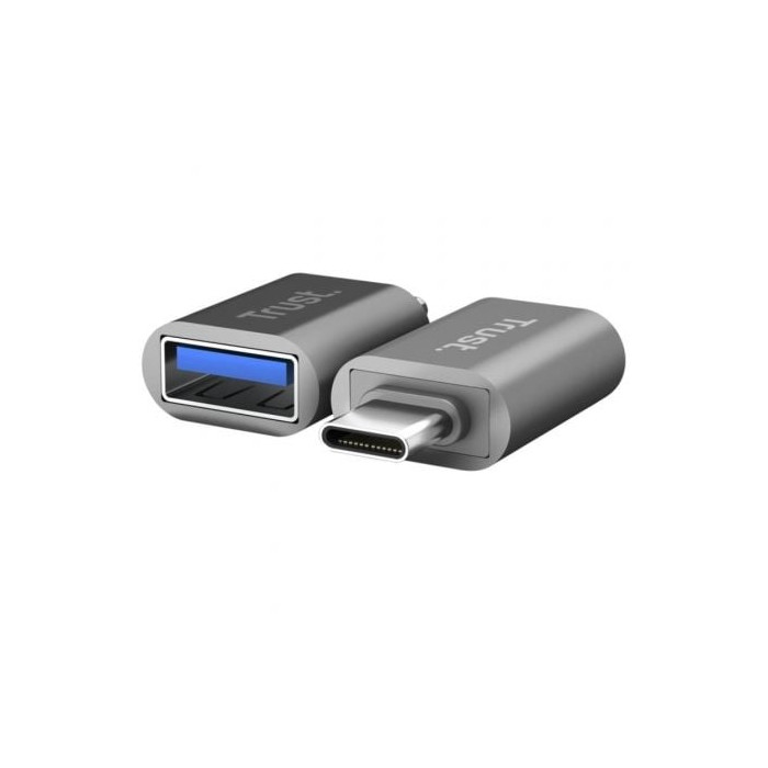 Adaptador USB 3.0 Trust Calyx 26221/ USB Tipo-C Macho - USB Hembra | USB