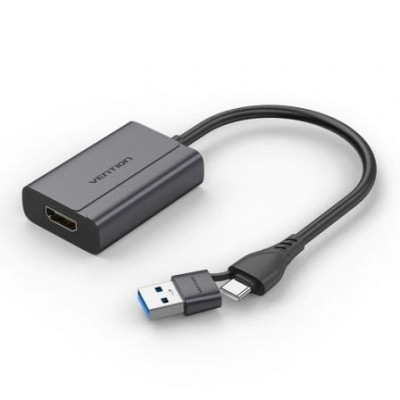 Adaptador Vention ACYHB/ USB Tipo-C Macho/ USB Macho - HDMI Hembra | HDMI