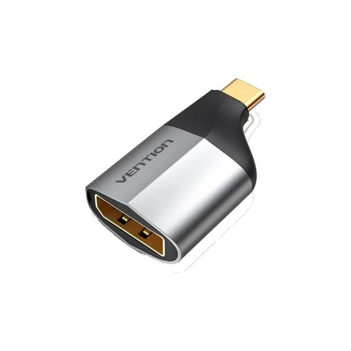 Adaptador Vention TCCH0/ USB-TipoC Macho - DisplayPort Hembra | VGA/DVI/DisplayPort