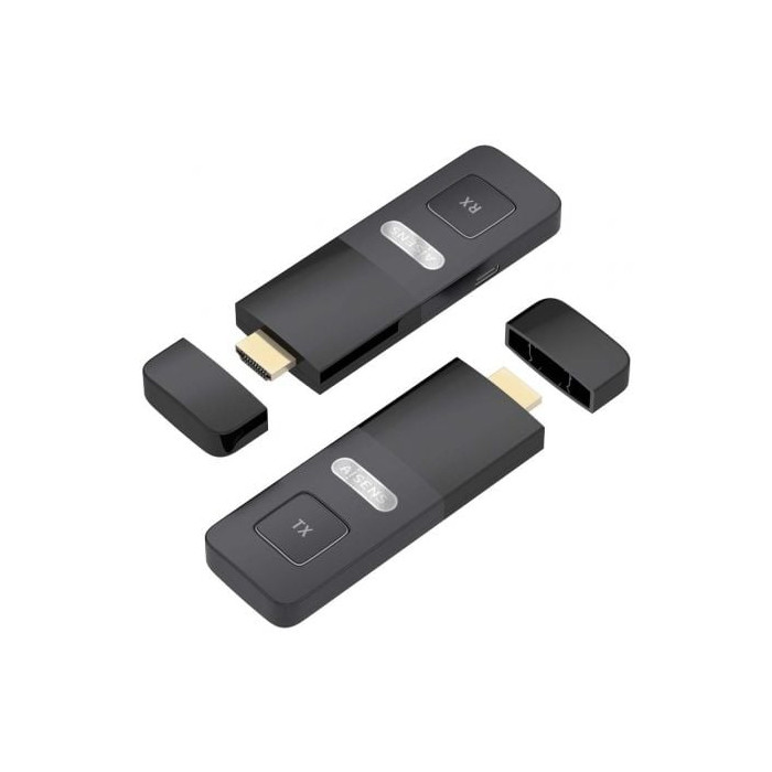 Adaptador/Transmisor de vídeo inalámbrico HDMI Aisens ASWL-H2K30M001-BK | Vídeo Inalámbrico