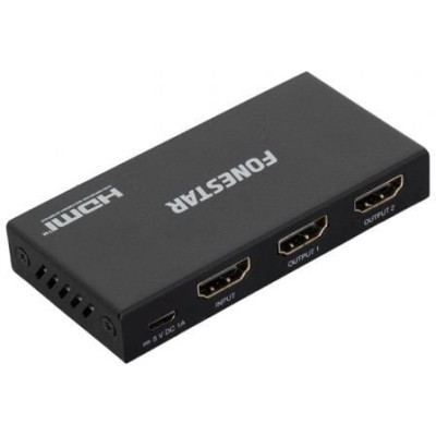Duplicador HDMI Fonestar FO-22S2ED/ 2x HDMI Hembra - HDMI Macho | HDMI