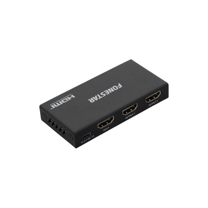 Duplicador HDMI Fonestar FO-22S2ED/ 2x HDMI Hembra - HDMI Macho | HDMI